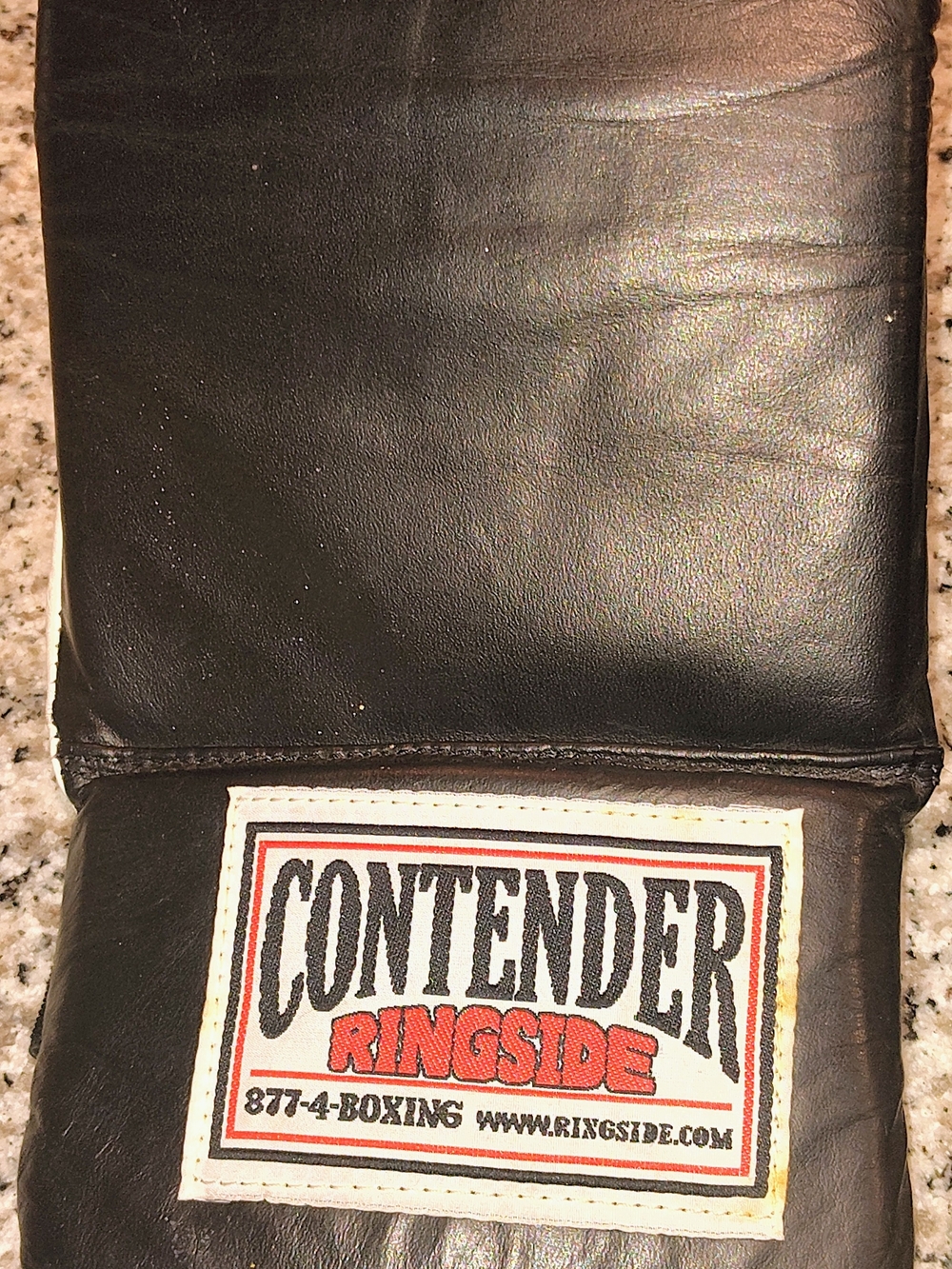 Vintage 90s Ringside Contender Real Leather Boxing Gloves - RARE XL 10.6oz